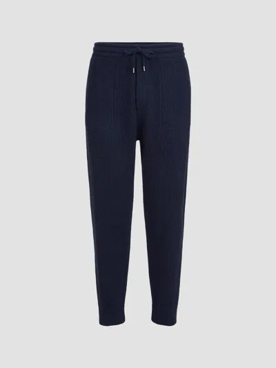 Brunello Cucinelli Cashmere English Rib Knit Joggers