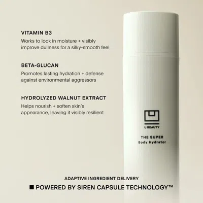 Ubeauty U Beauty The Super Body Hydrator  200ml + Free Brush