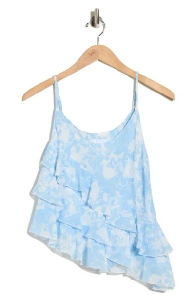 Leith Ruffle Asymmetrical Chiffon Cami