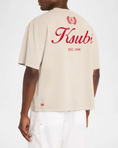 Ksubi Klasse Halen Logo Cotton Oversized T-shirt