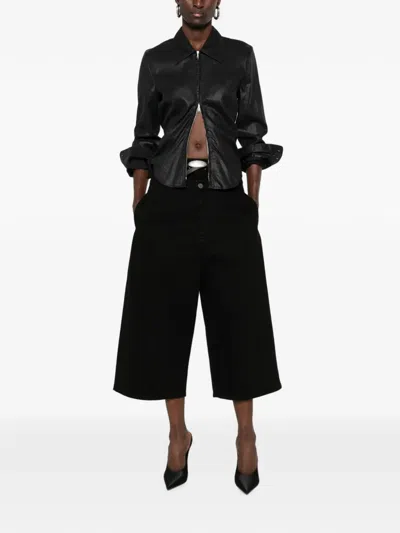 WIDE-LEG CROPPED JEANS