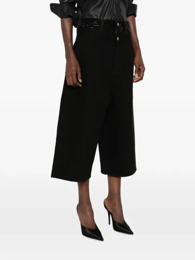 WIDE-LEG CROPPED JEANS