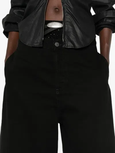 WIDE-LEG CROPPED JEANS