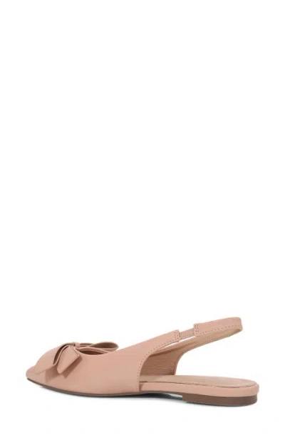 Berness Cinnamon Bow Slingback Flat