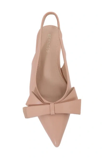 Berness Cinnamon Bow Slingback Flat