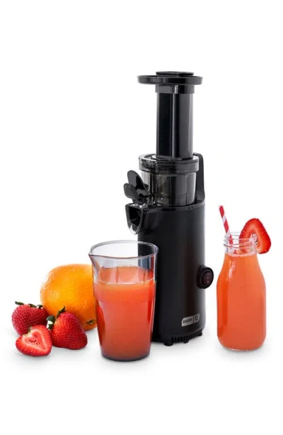 Dash Compact Cold Press Power Juicer In Black