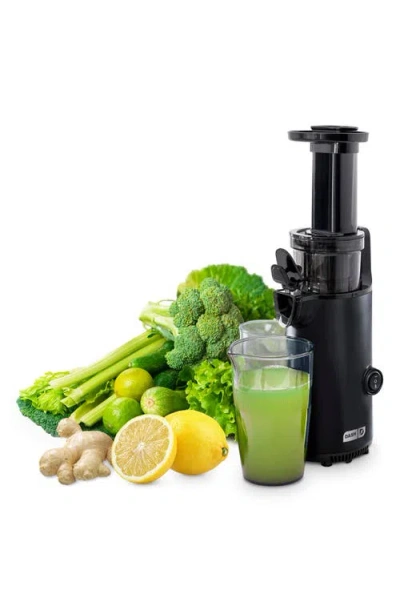 Dash Compact Cold Press Power Juicer In Black