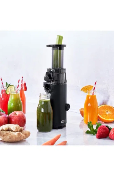 Dash Compact Cold Press Power Juicer In Black