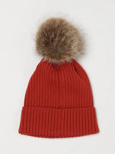 Moncler Jr Hat In Red