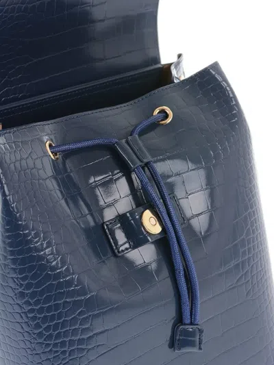 Love Moschino Crocodile-effect Backpack