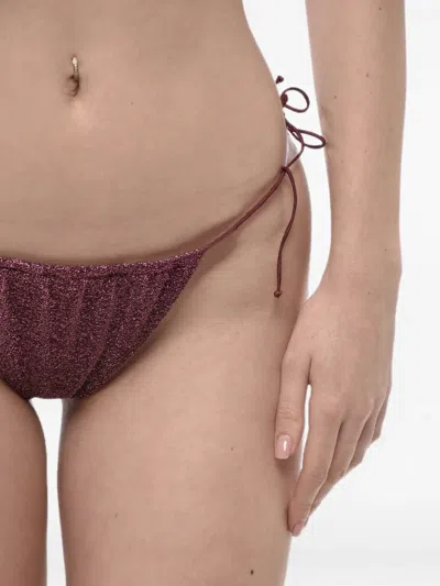 Oseree Lumiere Triangle Bikini In Brown