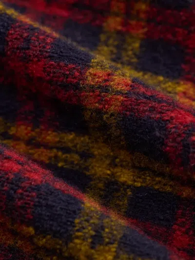 Rrl Check Cotton Bomber Jacket In Multi