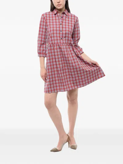 Woolrich Checked Mini Dress In Multi