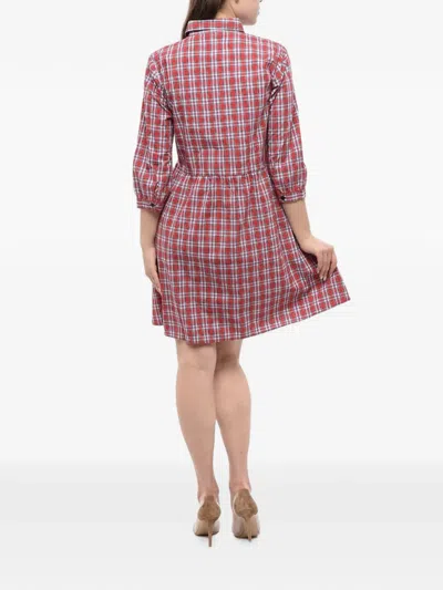 Woolrich Checked Mini Dress In Multi