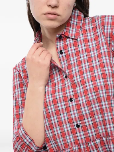 Woolrich Checked Mini Dress In Multi