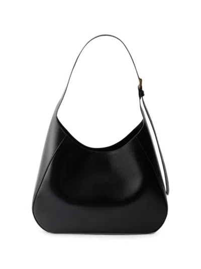 Prada Boogie Medium Leather Bag In Black