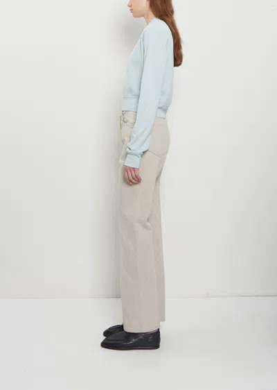 Auralee High Twist Light Sweat Pullover In Blue