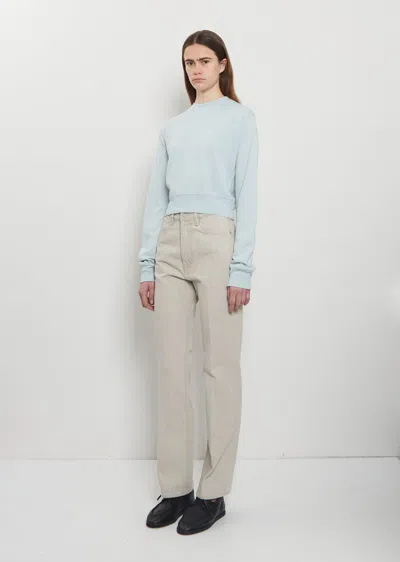 Auralee High Twist Light Sweat Pullover In Blue