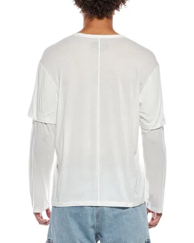 Rag & Bone Double-layer T-shirt In White