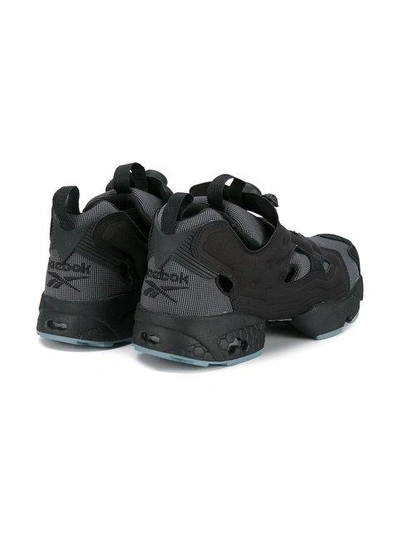 Shop Reebok Black Instapump Fury Mtp Trainers