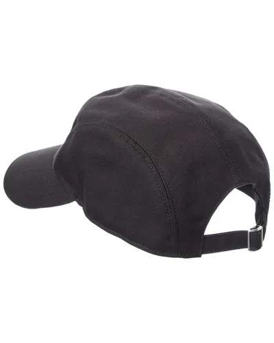 Loewe Cotton Camp Cap In Black