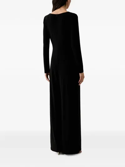 Joseph Ribkoff Wrap-front Jumpsuit In Black