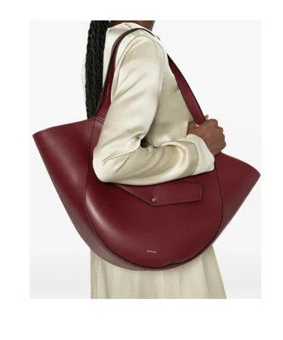 Wandler Double-handle Handbag In Red