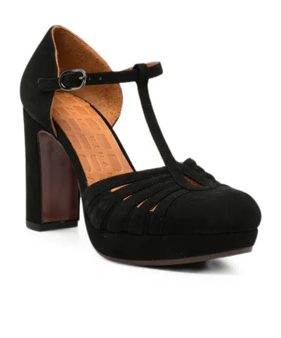 Chie Mihara Openwork High Heels In Black