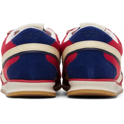 Rag & Bone Multicolor Retro Trainer Sneakers In Red