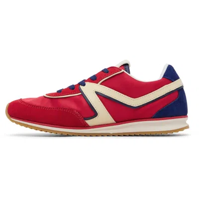Rag & Bone Multicolor Retro Trainer Sneakers In Red