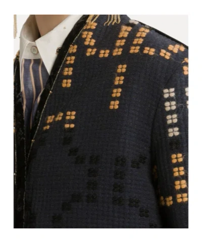 Forte Forte Samarcanda Jacquard Jacket Notte In Blue
