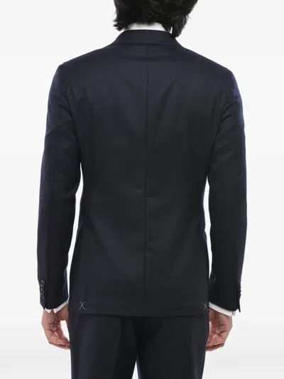Corneliani Cc Collection Single-breasted Wool Suit In Blue