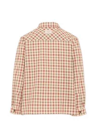 Bonpoint Check-pattern Shirt In Neutral