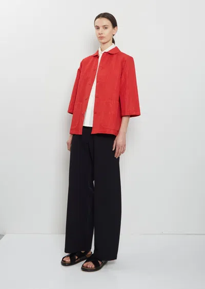 Labo.art Olivia Technical Cotton Pulla Jacket In Orange