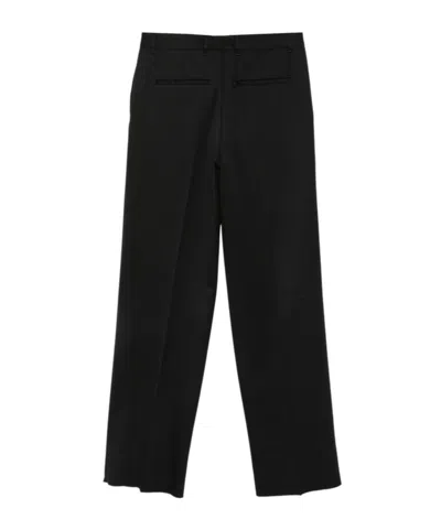 Lardini Pleated Tailored Trousers In Black