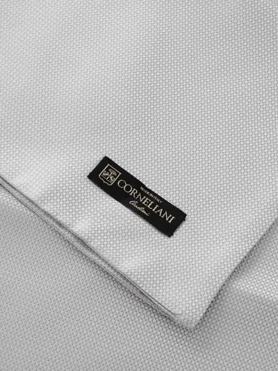 Corneliani Textured Scarf In Gray