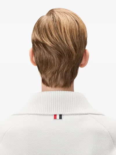 Thom Browne 4-bar-stripe Jacket In White