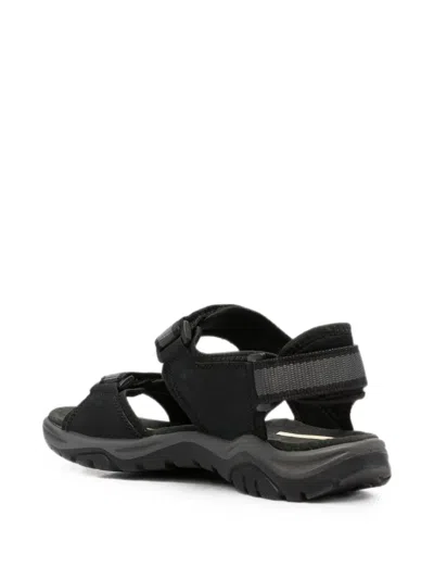 Bugatti Touch-strap Sandals In Black