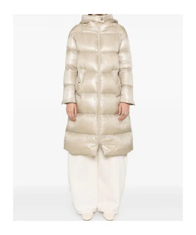 Herno Hooded Quilted Down Jacket In Multi