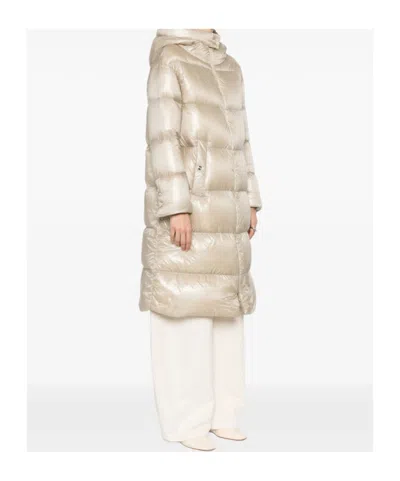 Herno Hooded Quilted Down Jacket In Multi