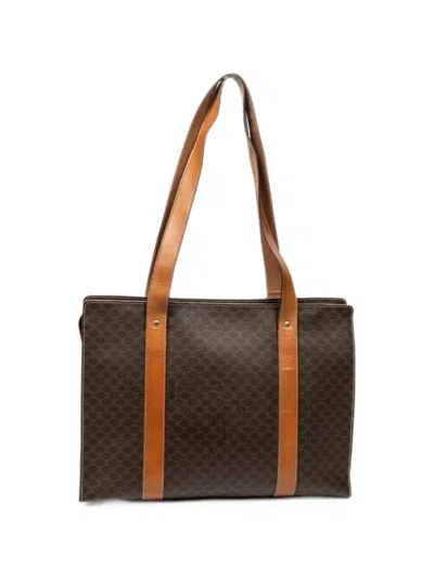 Celine Macadam Pattern Tote Bag In Multi