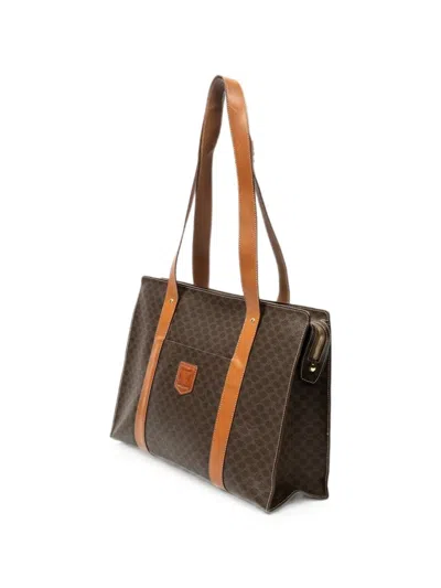 Celine Macadam Pattern Tote Bag In Multi