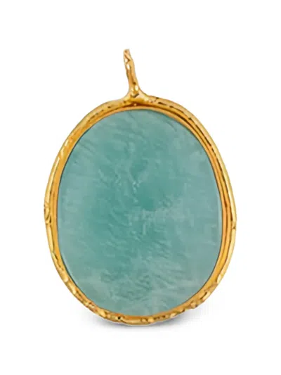 Sylvia Toledano Amazonite Pendant In Blue