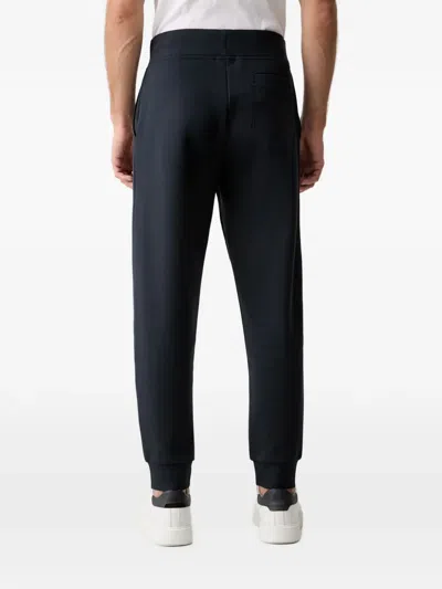 Joop Logo-patch Drawstring Track Pants In Blue
