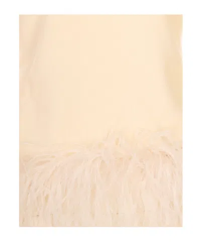 P.a.r.o.s.h Long-sleeved Knitted Pullover In Neutral