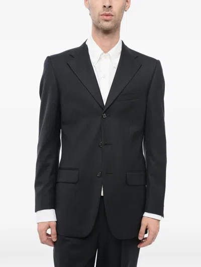 Corneliani Madison Single-breasted Suit In Black