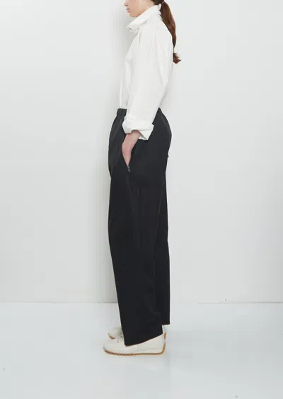 Sofie D'hoore Pack Side Zip Cotton Pant In Black