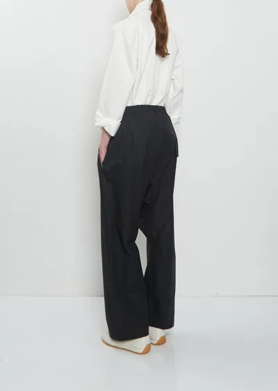 Sofie D'hoore Pack Side Zip Cotton Pant In Black