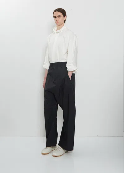 Sofie D'hoore Pack Side Zip Cotton Pant In Black