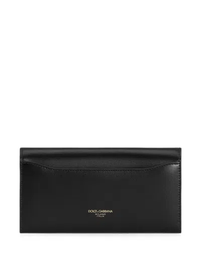 Dolce & Gabbana Marlene Wallet In Calfskin In Blue